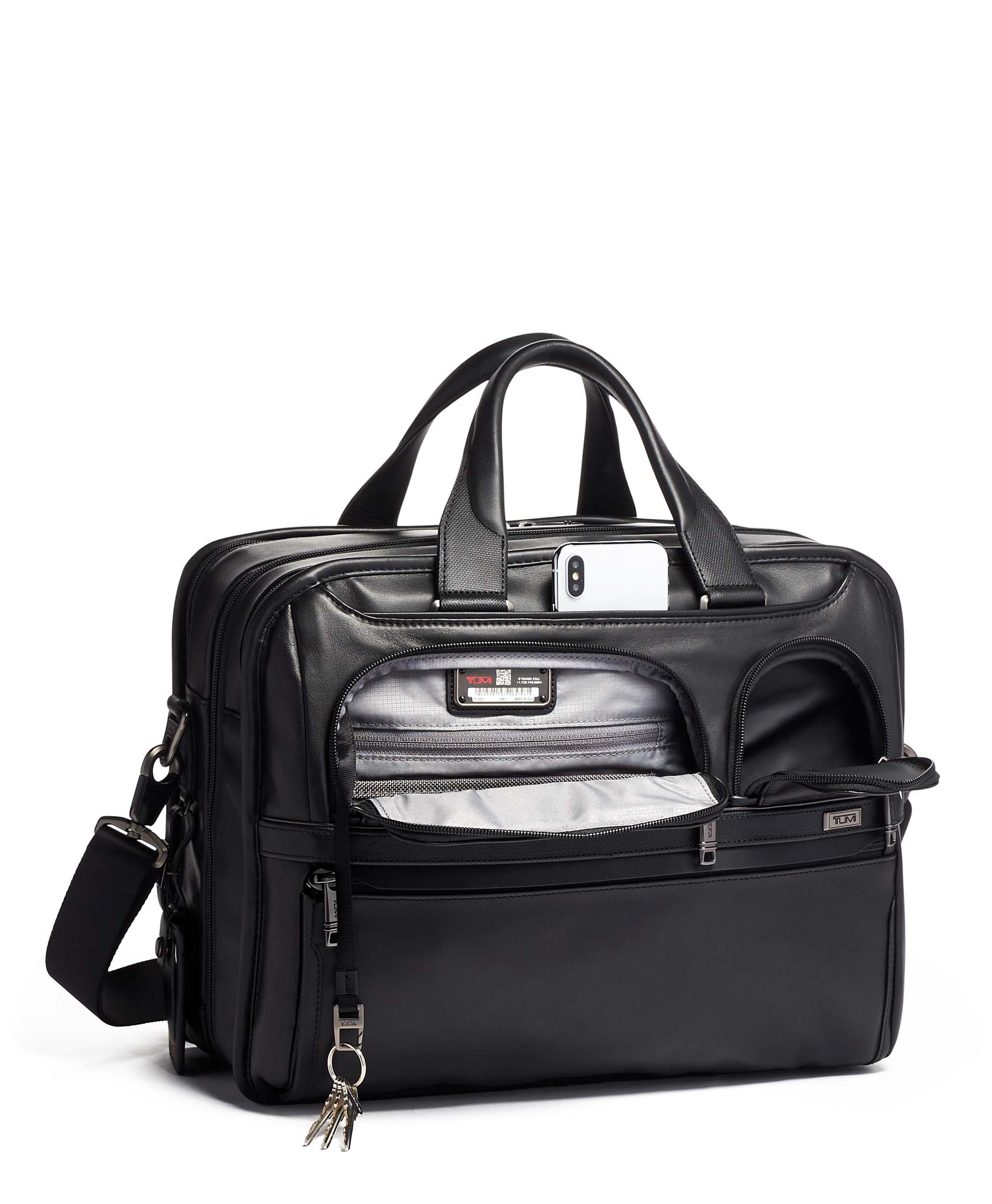 Alpha 3 Laptop Briefcase - Black