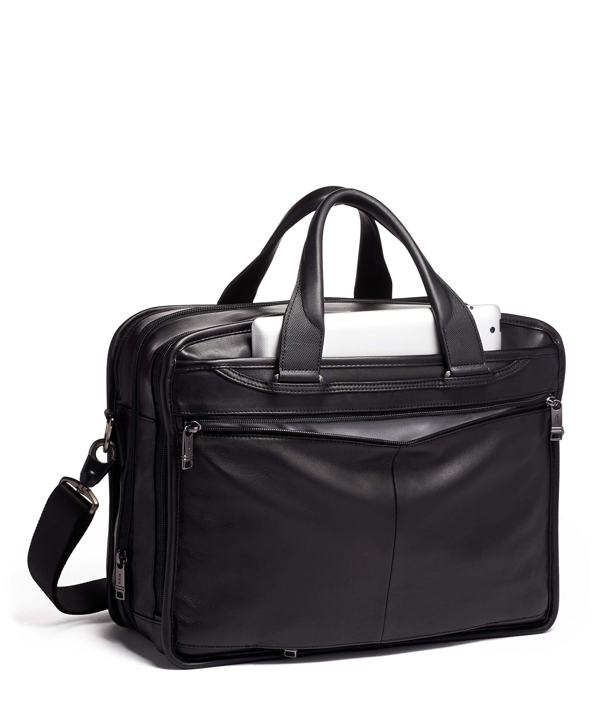 Alpha 3 Laptop Briefcase - Black