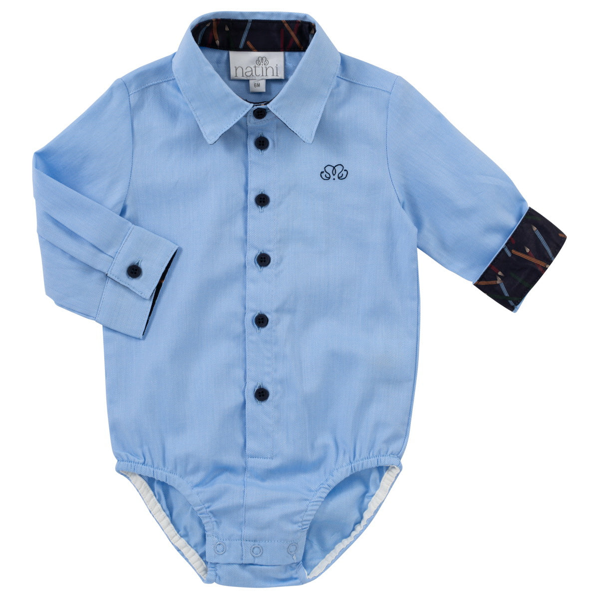 Bodyshirt Caspar Pencil - Bleu