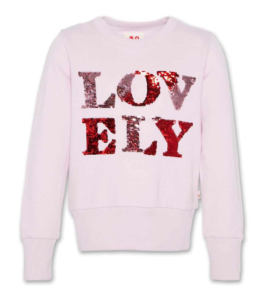 C-Neck Sweater Lovely - Lilac