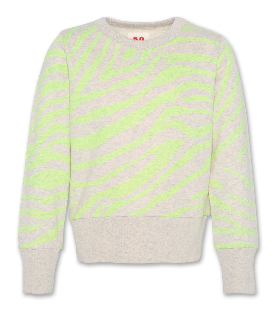 C-Neck Sweater Tiger - Oyster