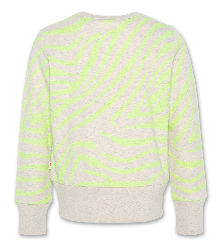 C-Neck Sweater Tiger - Oyster