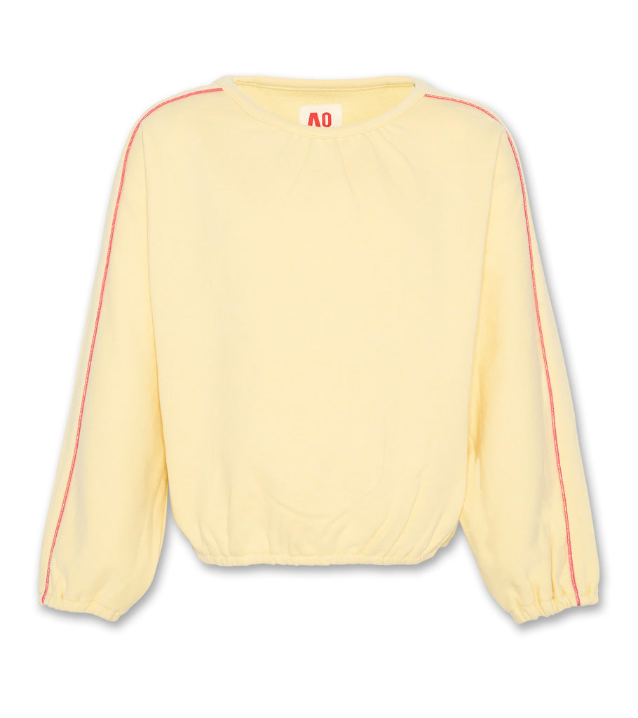 C-Neck Oversized Tape - Banana