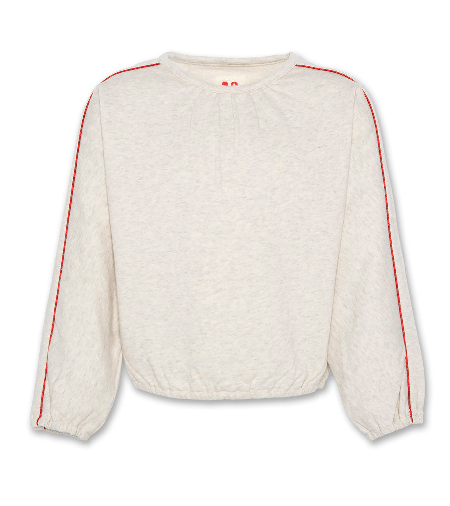C-Neck Oversized Tape - Oyster