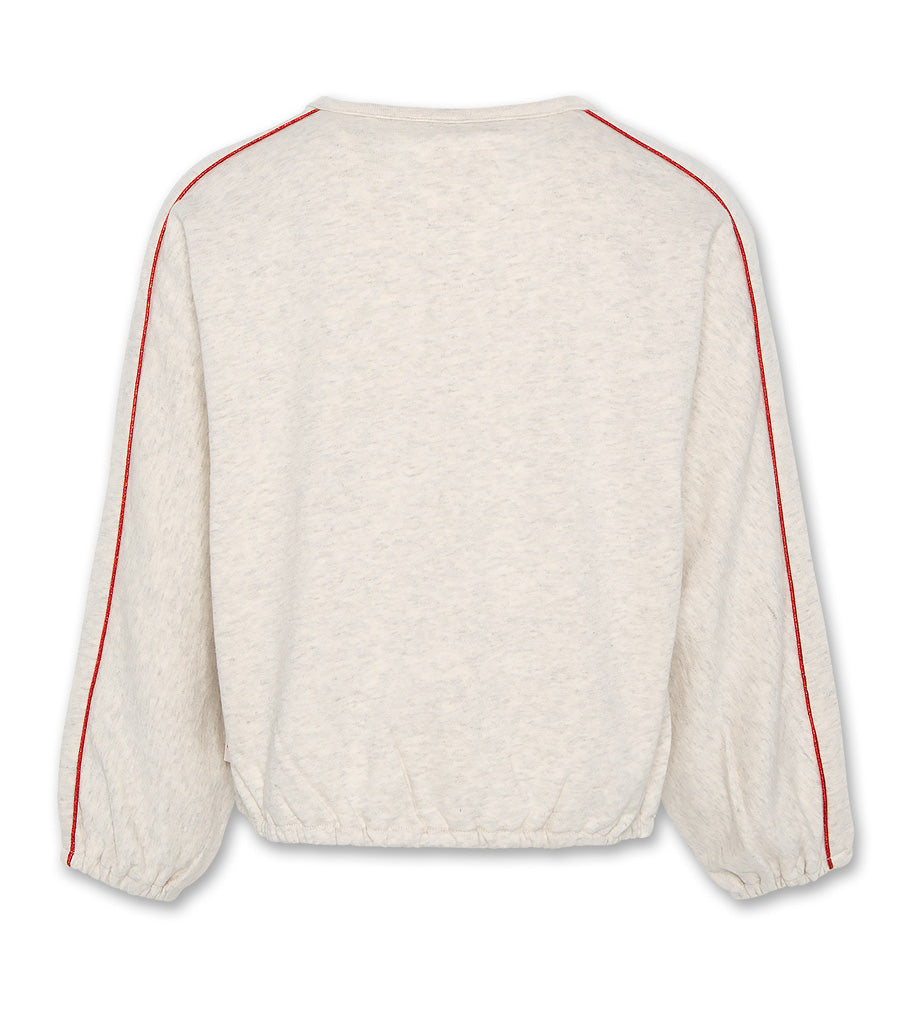 C-Neck Oversized Tape - Oyster