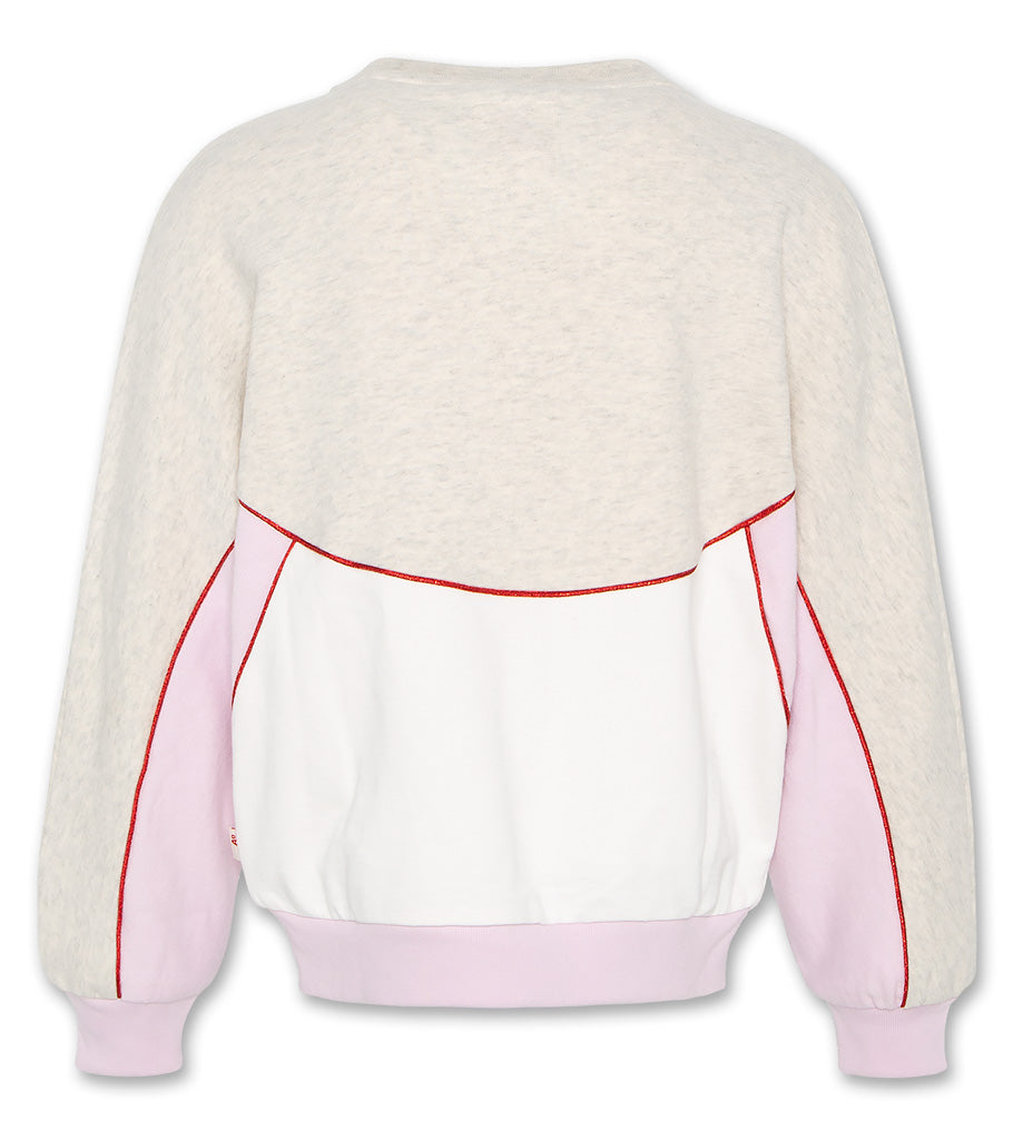 Colour Block Jacket - Oyster