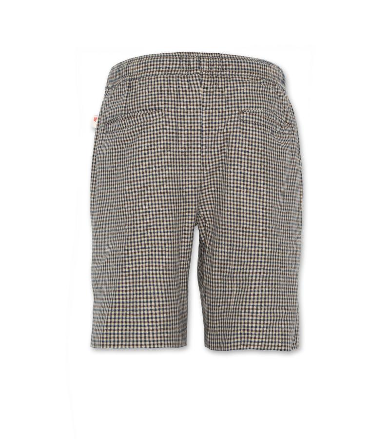 Andy Check Shorts - Brown