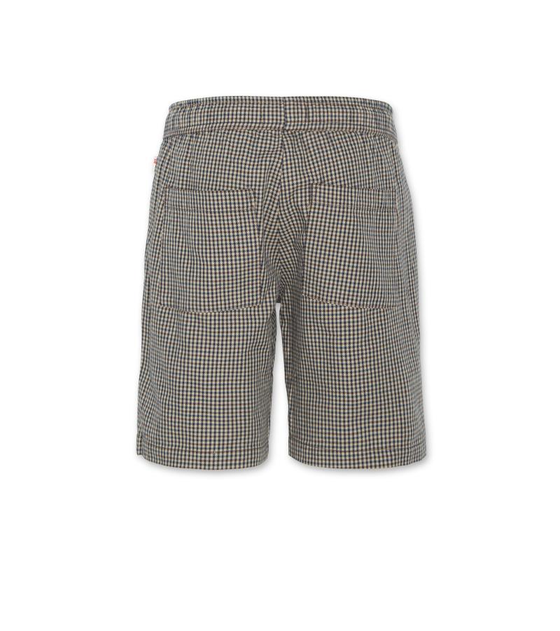 Andy Check Shorts - Brown