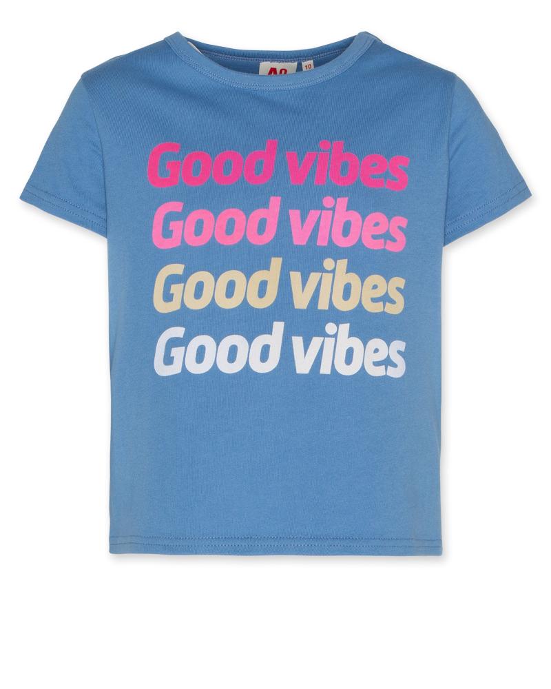 Amina T-Shirt Vibes - Washed Blue
