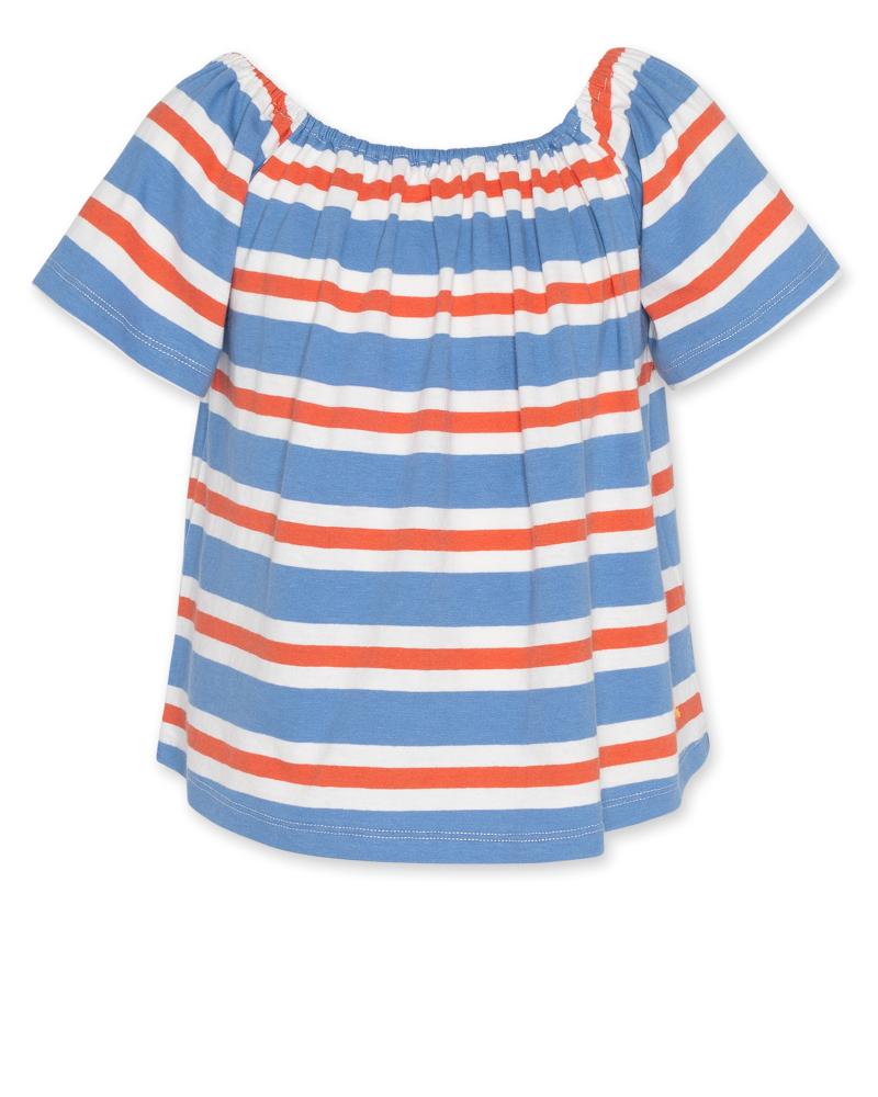 Dolly Shirt T-Shirt Stripe     - Red
