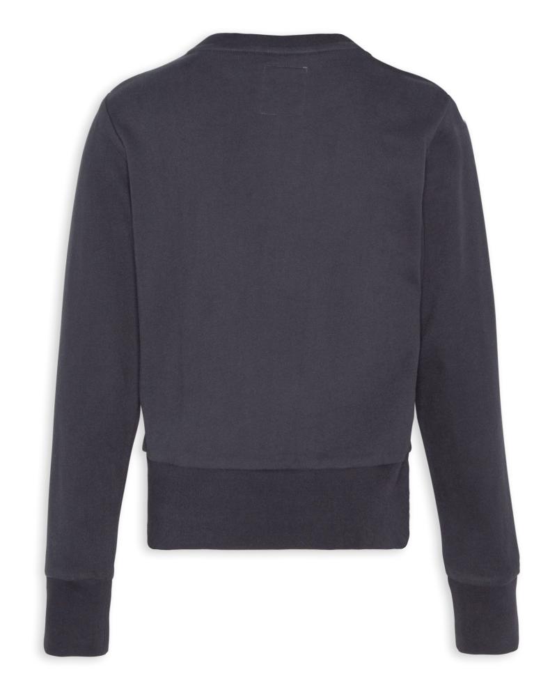 Lana Basic Sweater Hi     - Washed Black