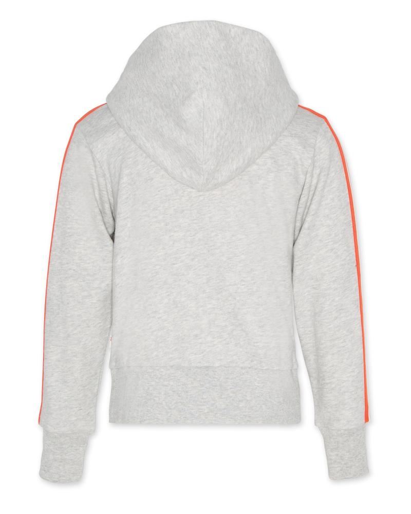 Mia Hoodie Full Zip Sweater - Heather Grey