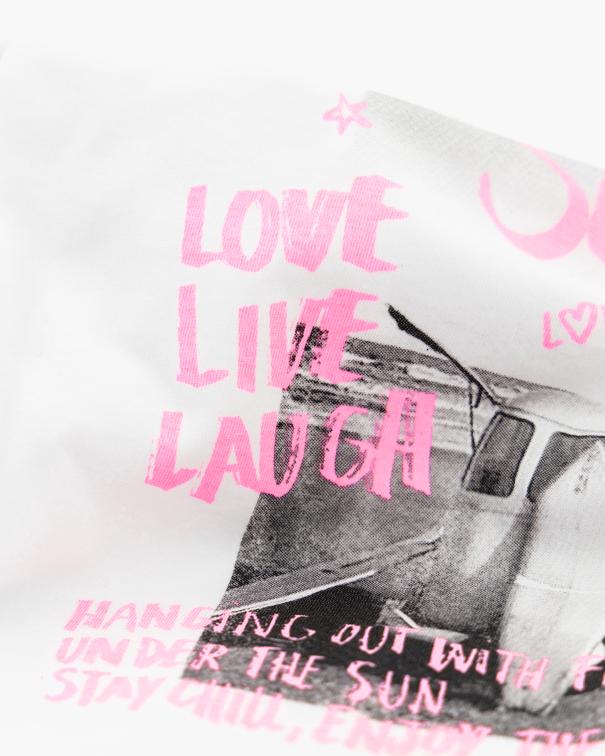 Amina T-Shirt Love - White