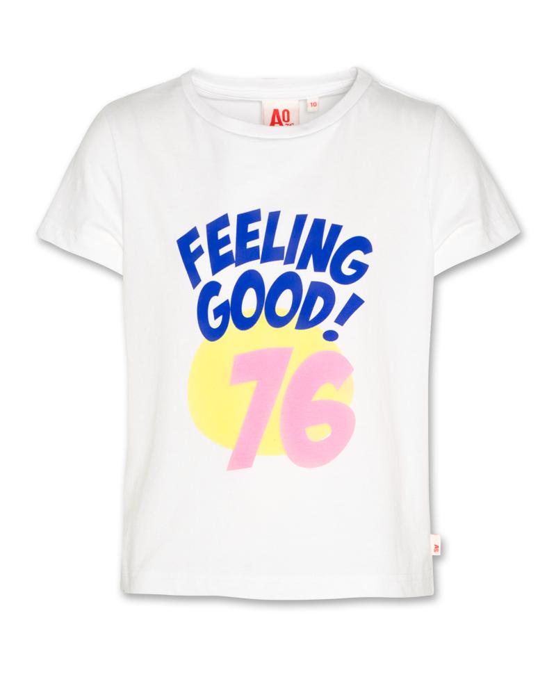 Amina T-Shirt Feeling Good - White