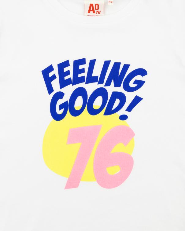 Amina T-Shirt Feeling Good - White