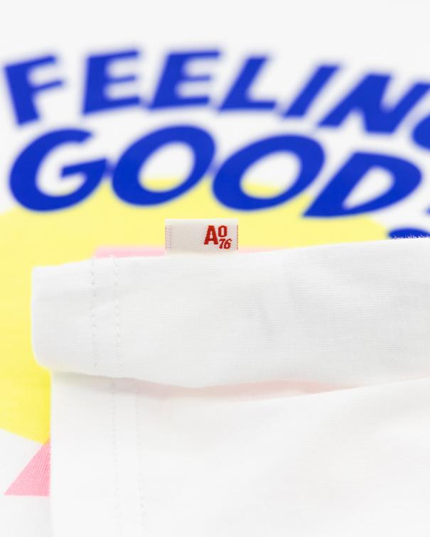 Amina T-Shirt Feeling Good - White