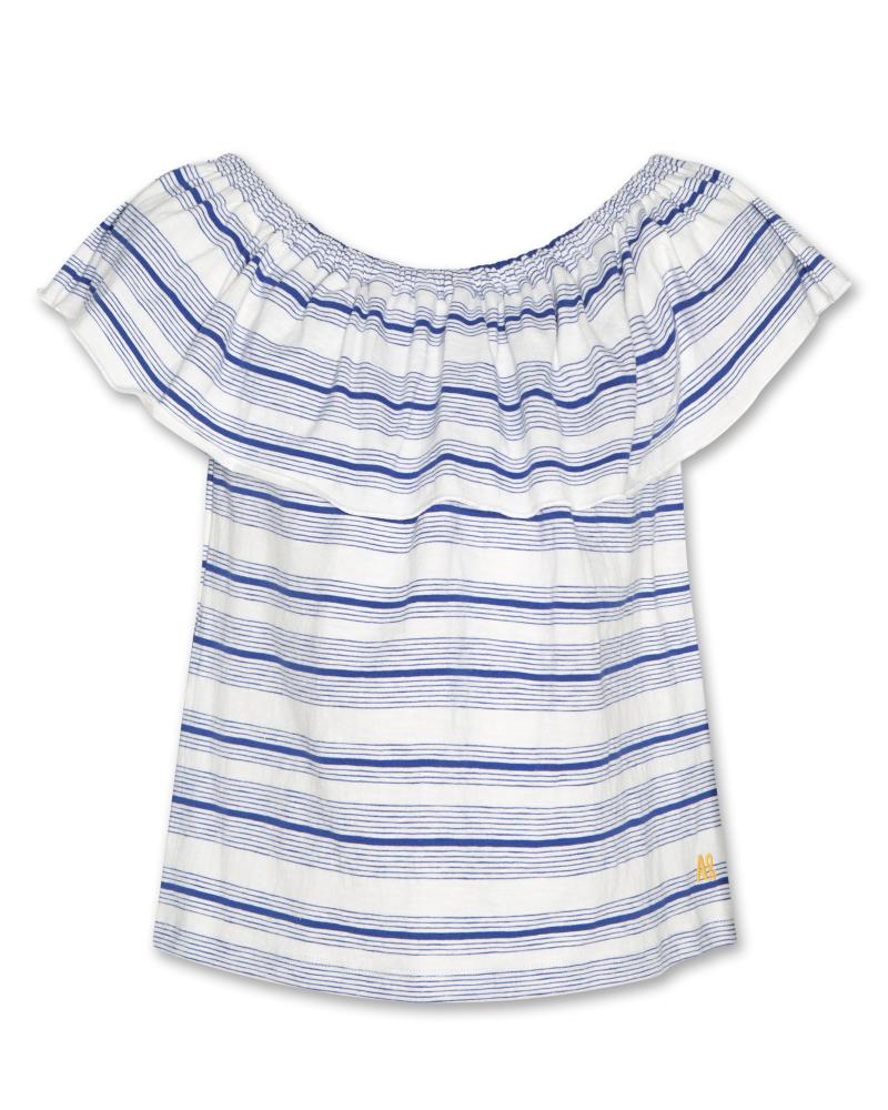 Viva Striped T-Shirt - Bright Blue