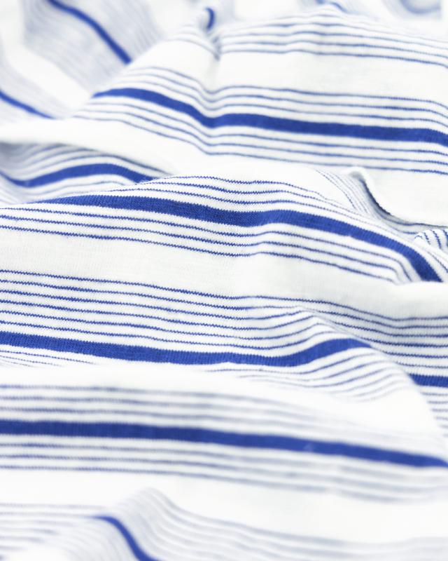 Viva Striped T-Shirt - Bright Blue