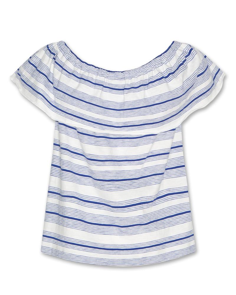 Viva Striped T-Shirt - Bright Blue