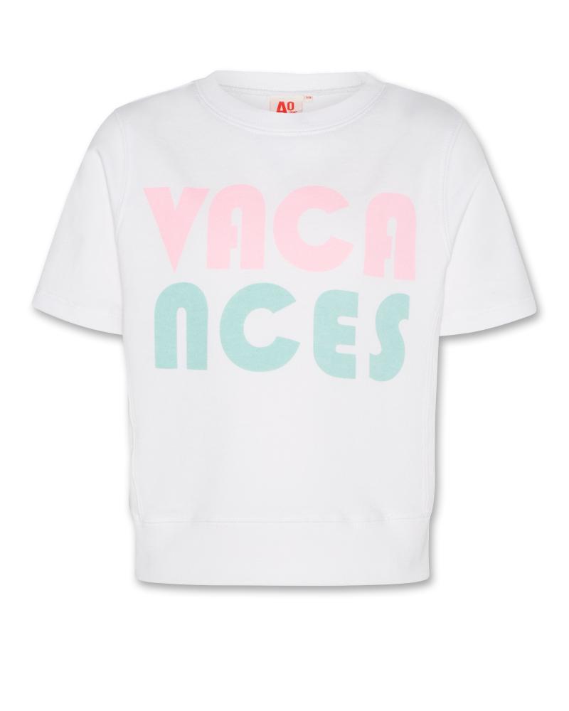 Nur S/S Sweater Vacances - White