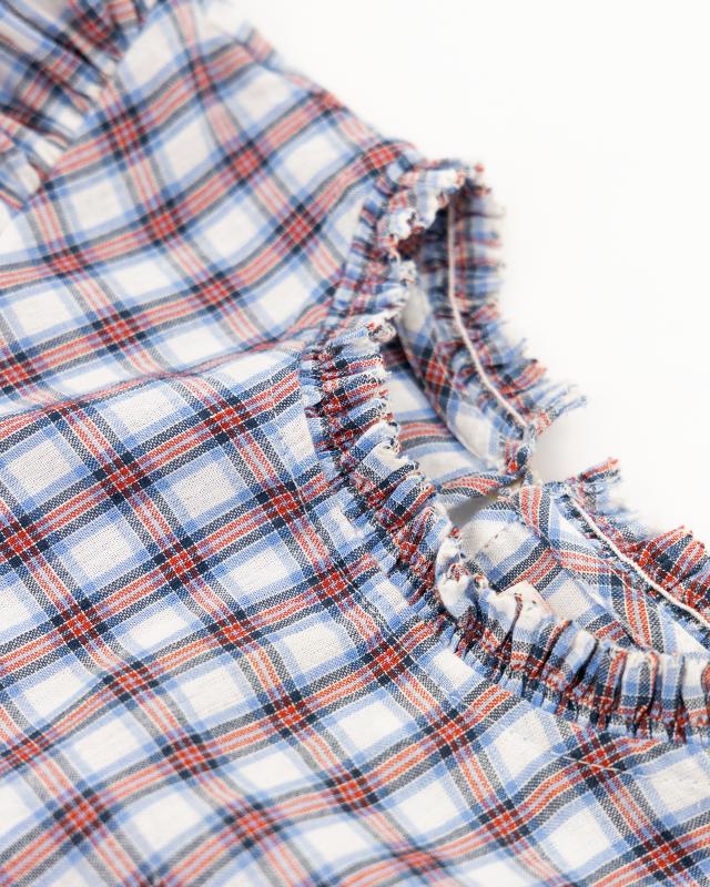 Gine Check Shirt - Red