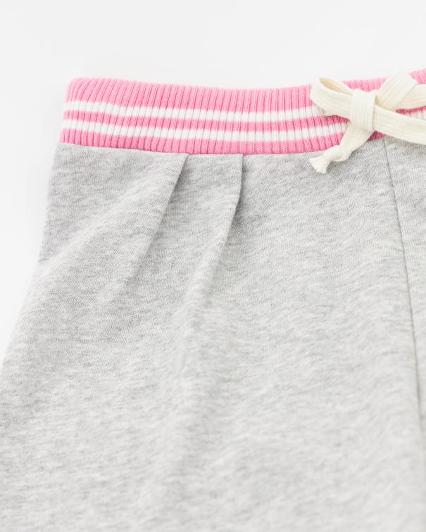 Bruna Sweater Shorts - Heather Grey