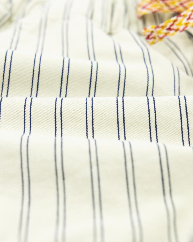 Alba Striped Shorts - Beige