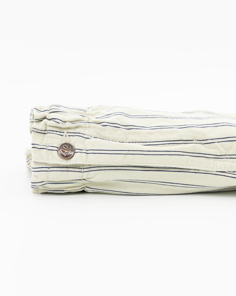 Alba Striped Shorts - Beige