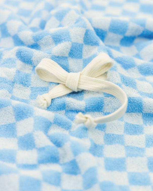 Dori Check Dress - Light Blue