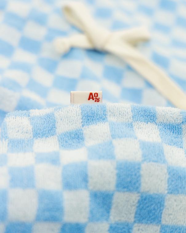 Dori Check Dress - Light Blue