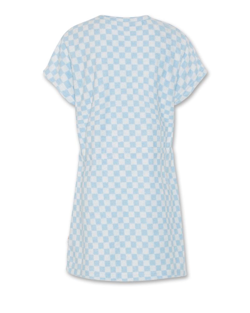 Dori Check Dress - Light Blue