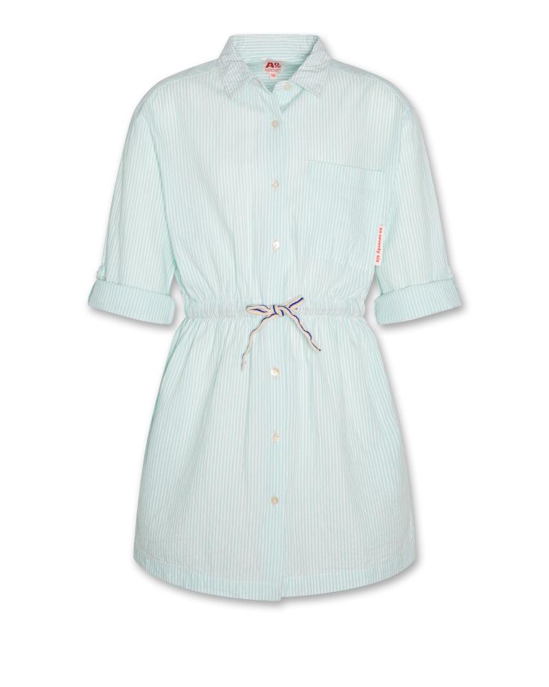Chloe Striped Dress - Ocean