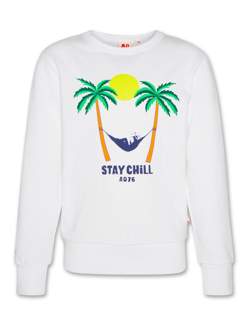 Tom Sweater Stay Chill - White