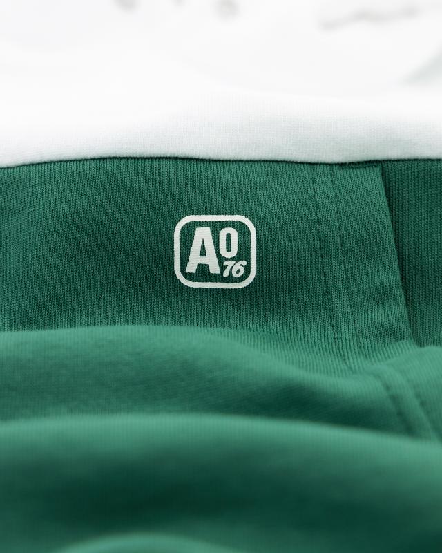 Clyde Hoodie Colorblock - White