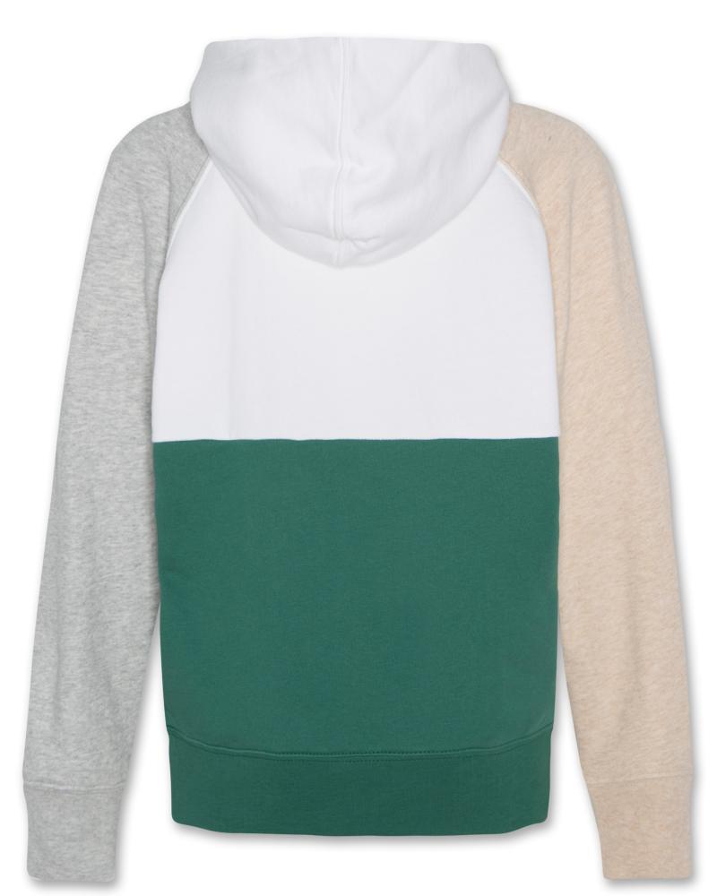 Clyde Hoodie Colorblock - White