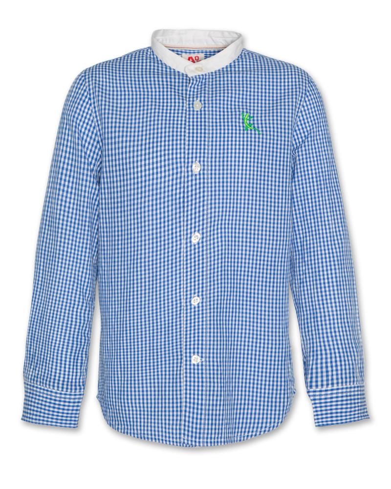 Douglas Check Shirt - Bright Blue