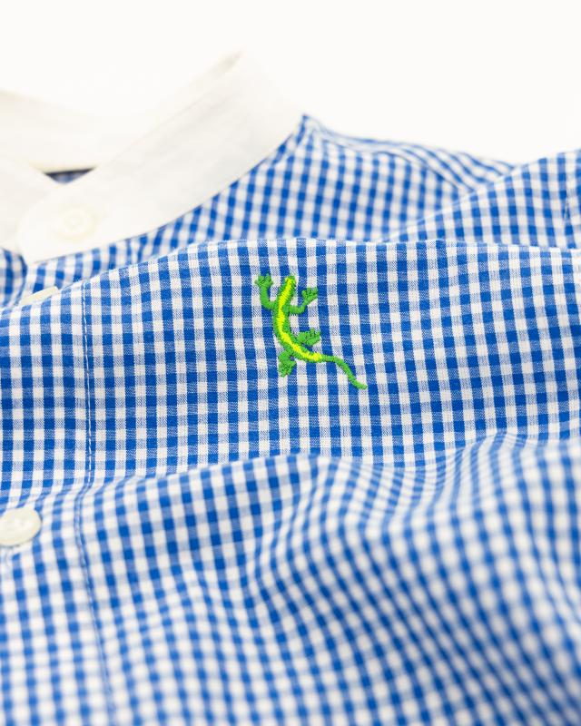 Douglas Check Shirt - Bright Blue