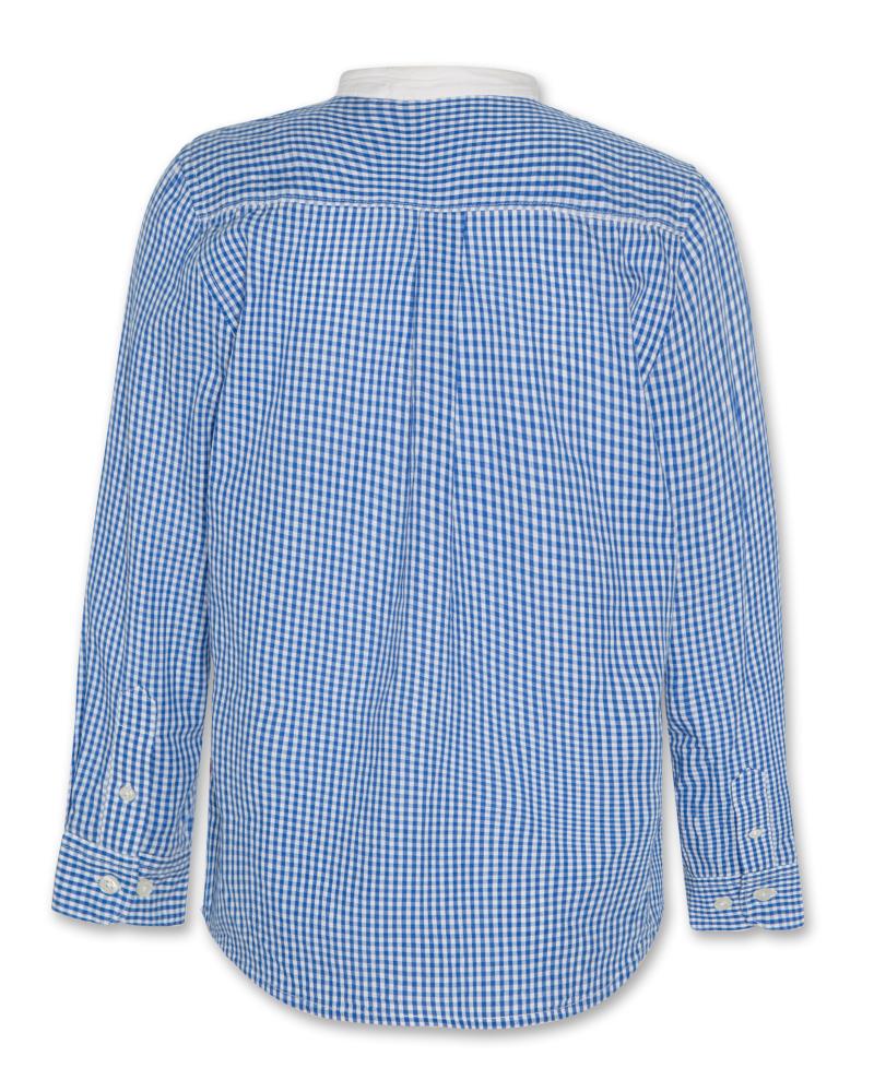 Douglas Check Shirt - Bright Blue