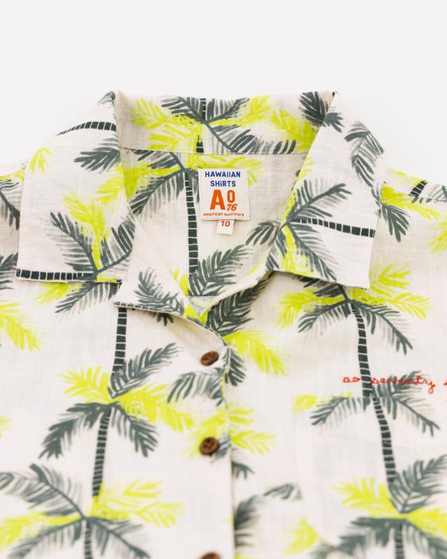 Hawaiian Palms Shirt - Green