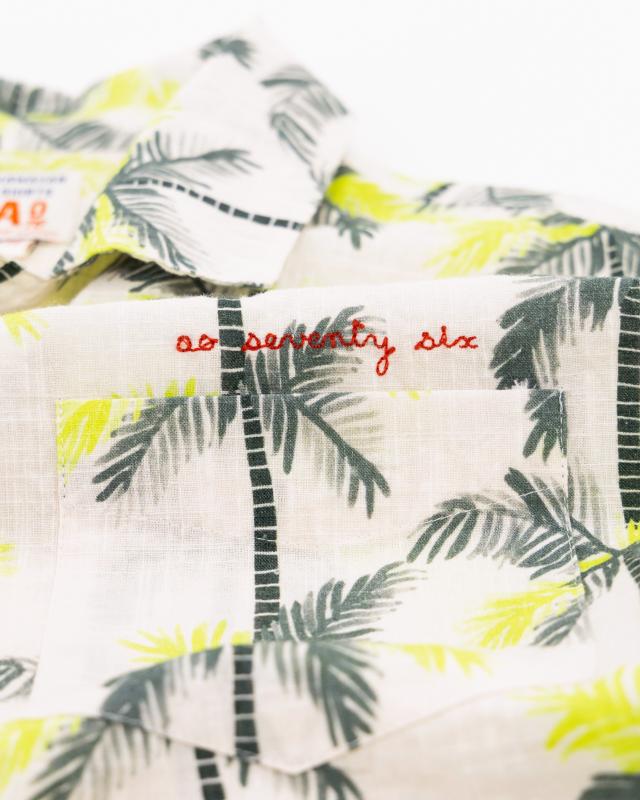 Hawaiian Palms Shirt - Green