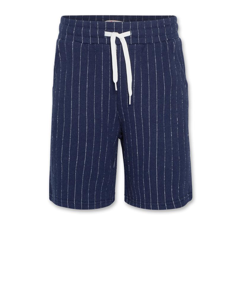 Elliot Striped Shorts - Ink Navy