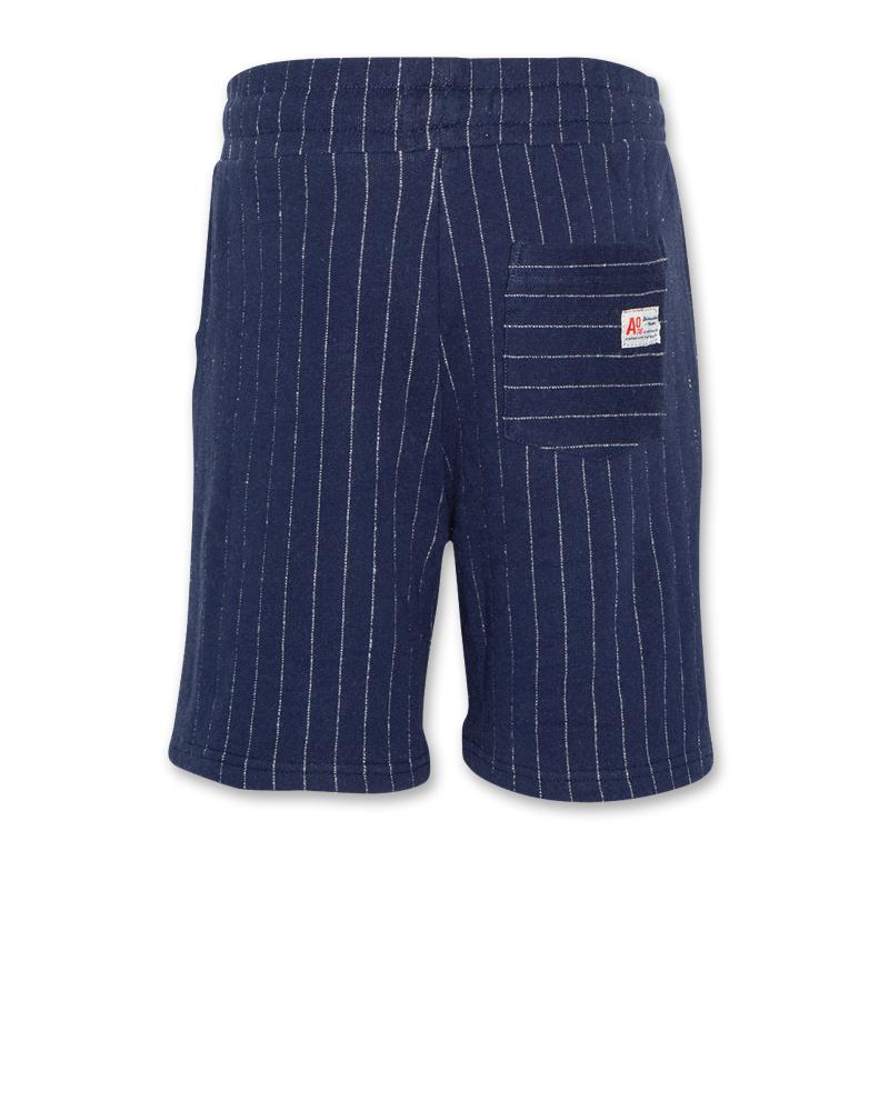 Elliot Striped Shorts - Ink Navy