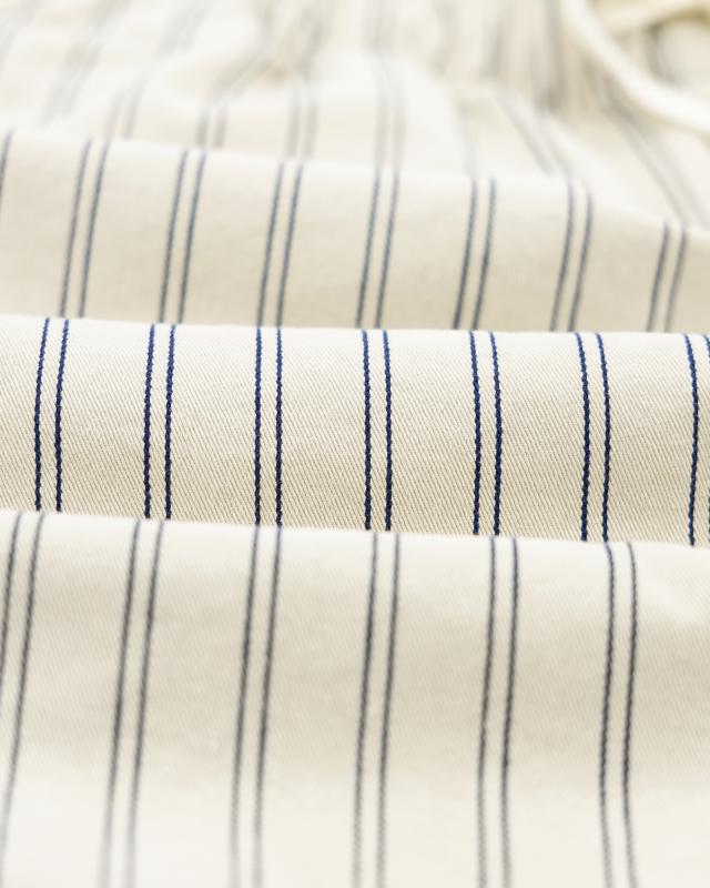 Louis Striped Shorts - Beige