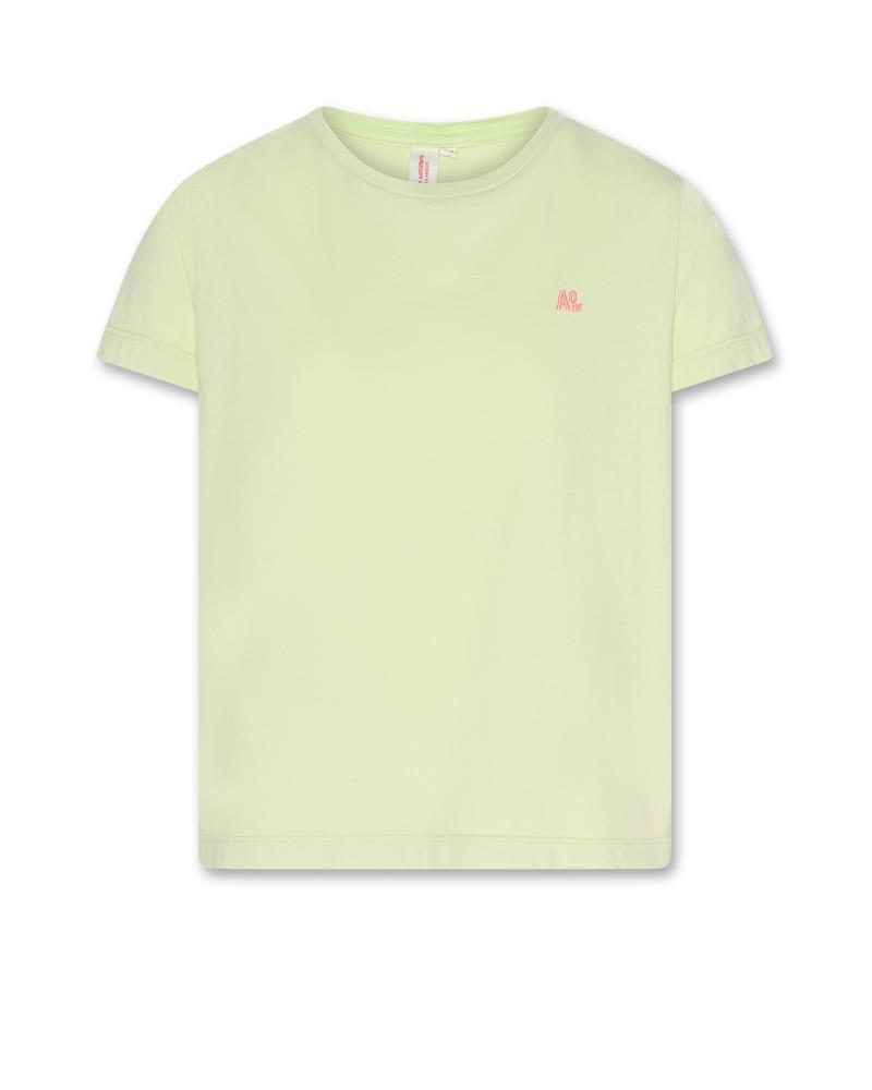 Amina T-Shirt Garment Dye - Light Green