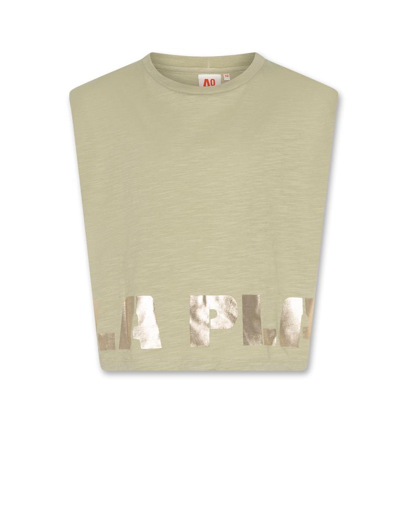 Lora T-Shirt La Playa - Light Olive