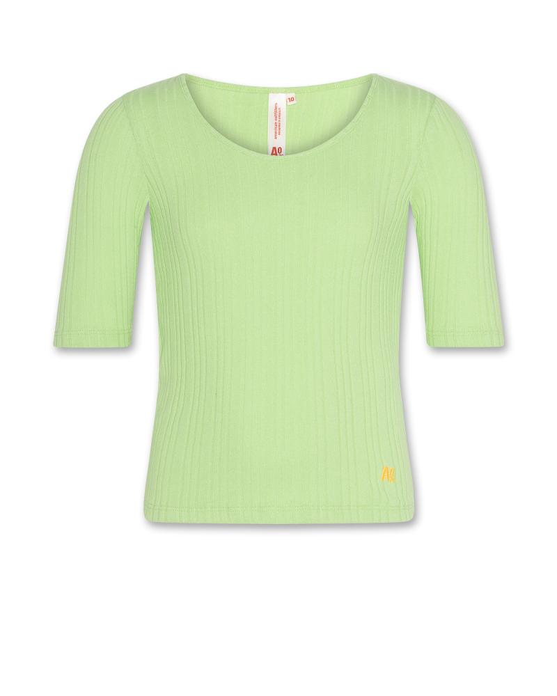 Nele Green T-Shirt Logo - Light Green