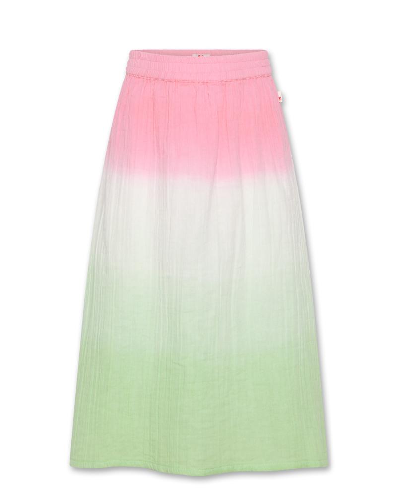 Selma Dip Dye Skirt - Light Green