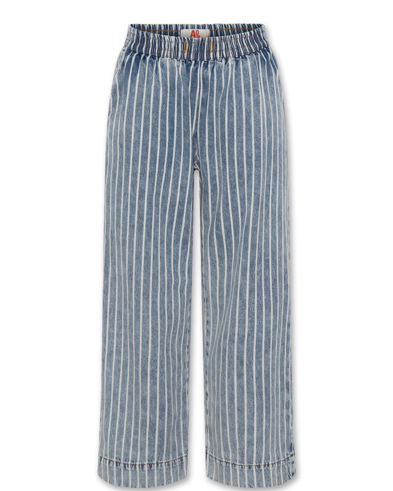 Camila Striped Pants - Wash Middle
