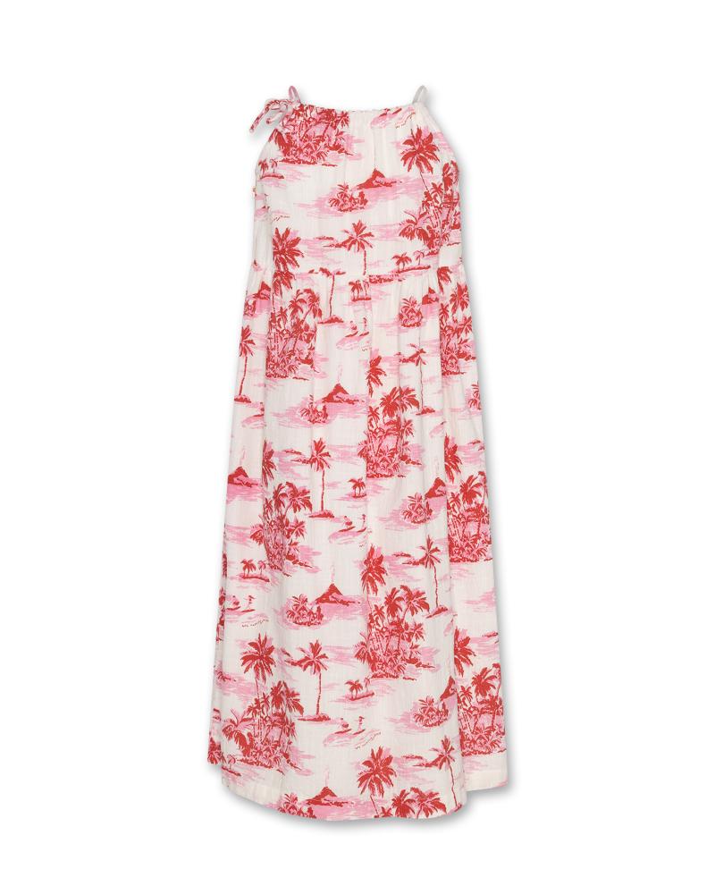 Sansi Hawaii Dress - Red