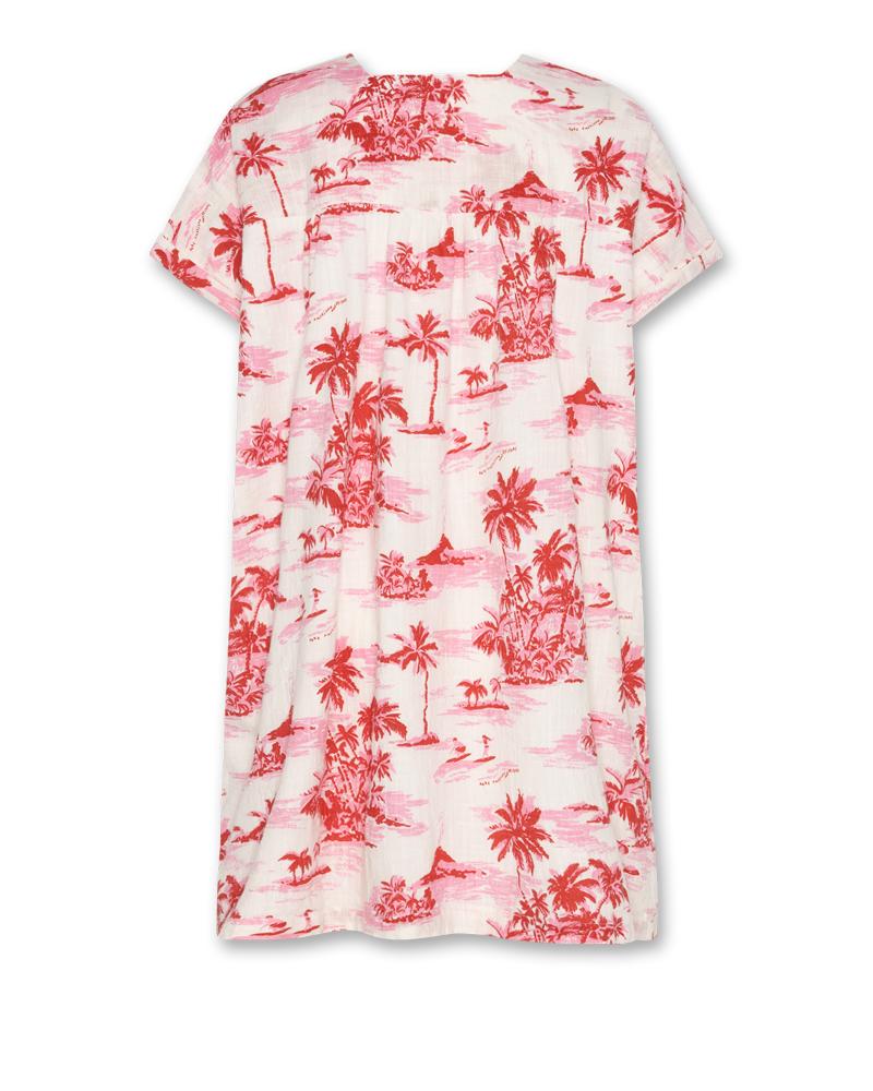 Fanta Hawaii Dress - Red